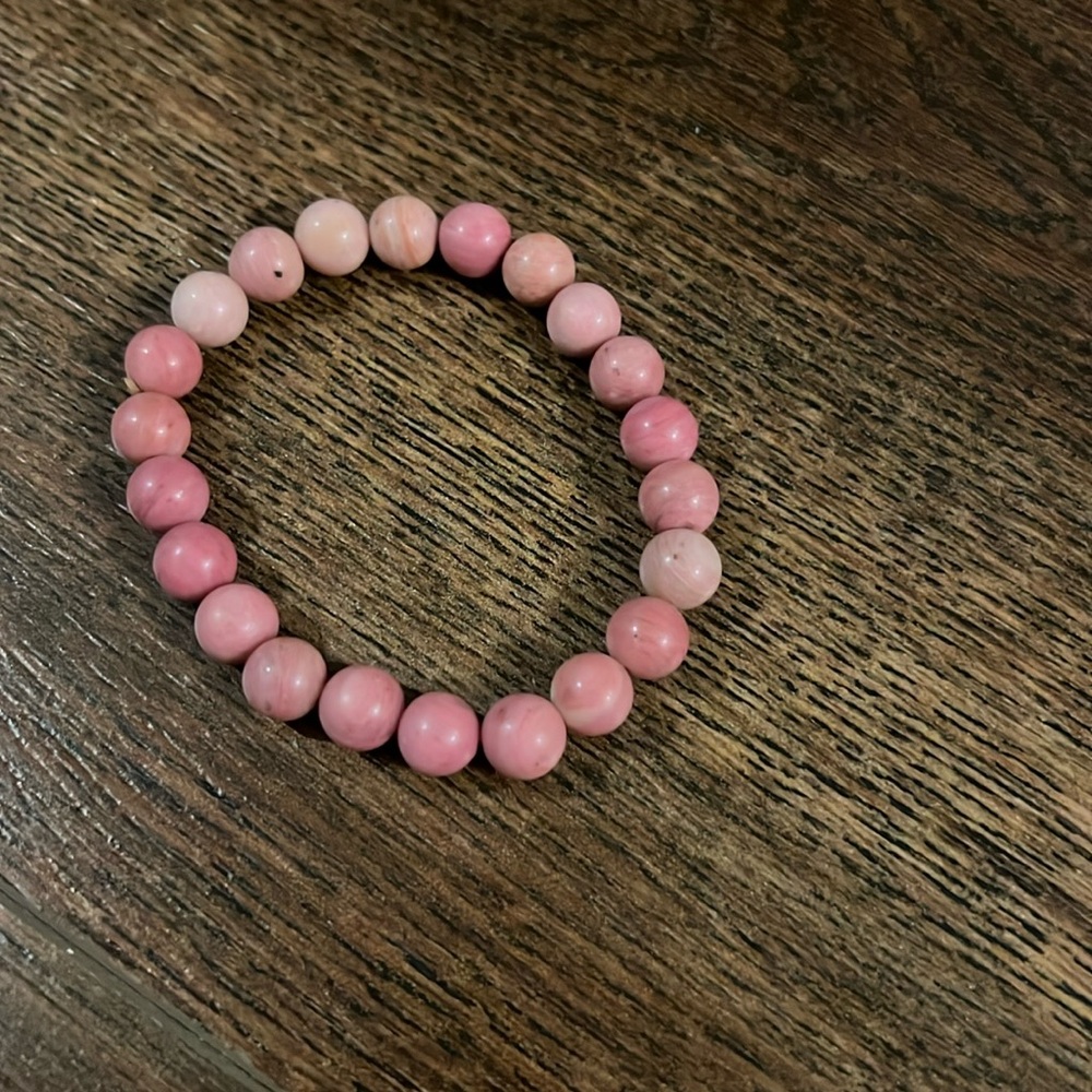 Pink crystal bracelet